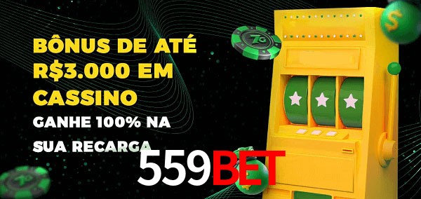 559Bet melhor bônus de depósito