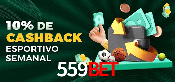 10% de bônus de cashback na 559Bet